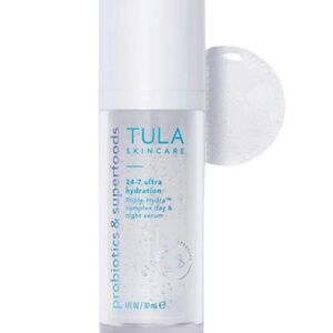 Tula Skincare 24-7 Ultra Hydration Serum - White and Blue
